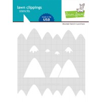 Lawn Fawn - Mountain Stencil