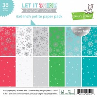 Lawn Fawn - Let It Shine Snowflakes - Petite Paper Pack