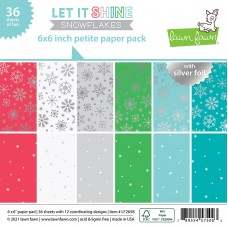 Lawn Fawn - Let It Shine Snowflakes - Petite Paper Pack