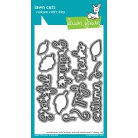 Lawn Fawn - Scripty Autumn Sentiments Lawn Cuts