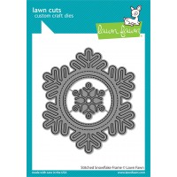 Lawn Fawn - Stitched Snowflake Frame
