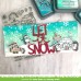 Lawn Fawn - Snowflake Background Stencils