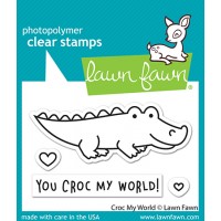 Lawn Fawn - Croc My World