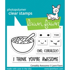 Lawn Fawn - Cerealsly Awesome (stamp and die bundle)