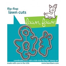 Lawn Fawn - Rub-A-Dub-Dub Flip-Flop - Lawn Cuts