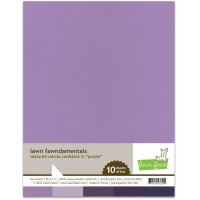 Lawn Fawn - Textured Canvas Cardstock - Purple