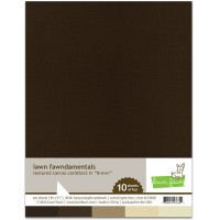 Lawn Fawn - Textured Canvas Cardstock - Brown
