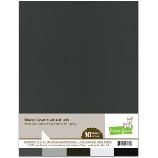 Lawn Fawn - Textured Canvas Cardstock - Gray