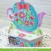 Lawn Fawn - Stitched Teapot