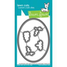Lawn Fawn - Giant Thank You Messages - Lawn Cuts