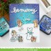 Lawn Fawn - Snowflake Background Hot Foil Plate