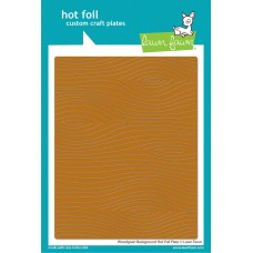 Lawn Fawn - Woodgrain Background Hot Foil Plate