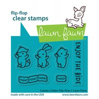Lawn Fawn - Coaster Critters Flip-Flop