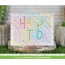 Lawn Fawn - Giant Outlined Happy Birthday: Landscape