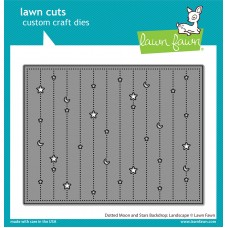 Lawn Fawn - Dotted Moon And Stars Backdrop: Landscape
