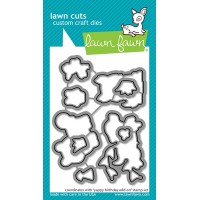 Lawn Fawn - Yappy Birthday Add-On Lawn Cuts