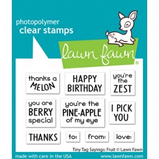 Lawn Fawn - Tiny Tags Sayings: Fruit