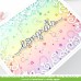 Lawn Fawn - Confetti Background Hot Foil Plate