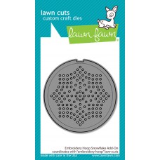 Lawn Fawn - Embroidery Hoop Snowflake Add-On