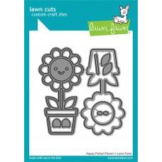 Lawn Fawn - Happy Potted Flower 