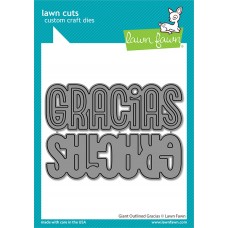 Lawn Fawn - Giant Outlined Gracias 