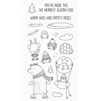 My Favorite Things - Warm Hugs and Frosty Kisses (stamp and dies)