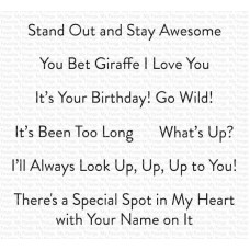 My Favorite Things - Giraffe Greetings