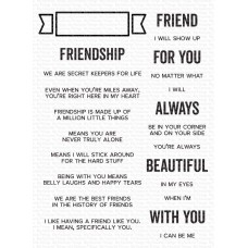 My Favorite Things - What Friendship Means (stamp and die bundle)