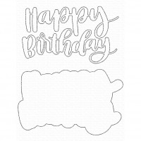My Favorite Things - Hand-Lettered Happy Birthday