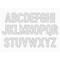 My Favorite Things - In Stitches Alphabet Die-namics