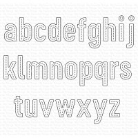 My Favorite Things - In Stitches Lowercase Alphabet Die-namics
