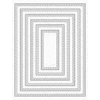 My Favorite Things - A2 Double Stitched Rectangle STAX Die-namics