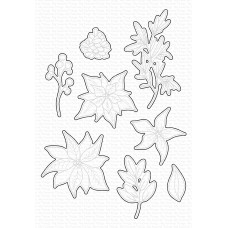My Favorite Things - DBD Pretty Poinsettias Die-namics