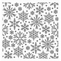 My Favorite Things - Snowflake Flurry Background