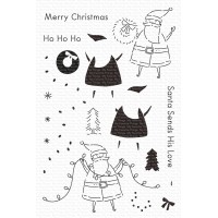 My Favorite Things - Santa Sends His Love Bundle (stamp and coordinating die set)