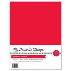 My Favorite Things - Red Hot Cardstock
