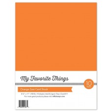 My Favorite Things - Orange Zest Cardstock