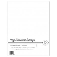 My Favorite Things - No-Line Coloring Cardstock