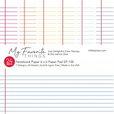 My Favorite Things - Notebook Paper
