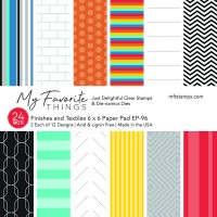 My Favorite Things - Finishes and Textiles Paper Pad