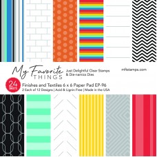 My Favorite Things - Finishes and Textiles Paper Pad