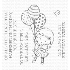 My Favorite Things - Beautiful Birthday Girl Bundle (stamp and coordinating die set)