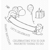 My Favorite Things - Celebrating You Bundle (stamp and coordinating die set)