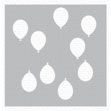 My Favorite Things - Balloon Party Stencil