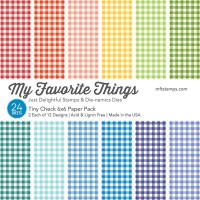 My Favorite Things - Tiny Check Paper Pad