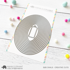 Mama Elephant - B2B Ovals Creative Cuts