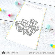 Mama Elephant - Birthday Wishes Creative Cuts