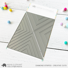 Mama Elephant - Diamond Stripes Creative Cuts