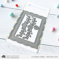 Mama Elephant - Flourish Frame Creative Cuts