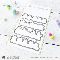 Mama Elephant - Little Line Agenda Creative Cuts